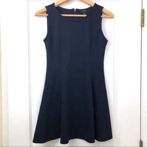 Forever 21 Navy Blue Fit A-Line Fit & Flare Dress